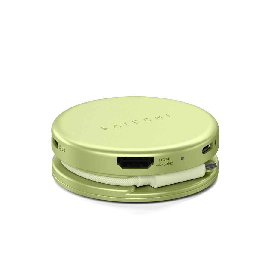 Багатопортовий адаптер Satechi OntheGo 5-in-1 USB-C Multiport Adapter - Citrus (ST-POTG5Y)