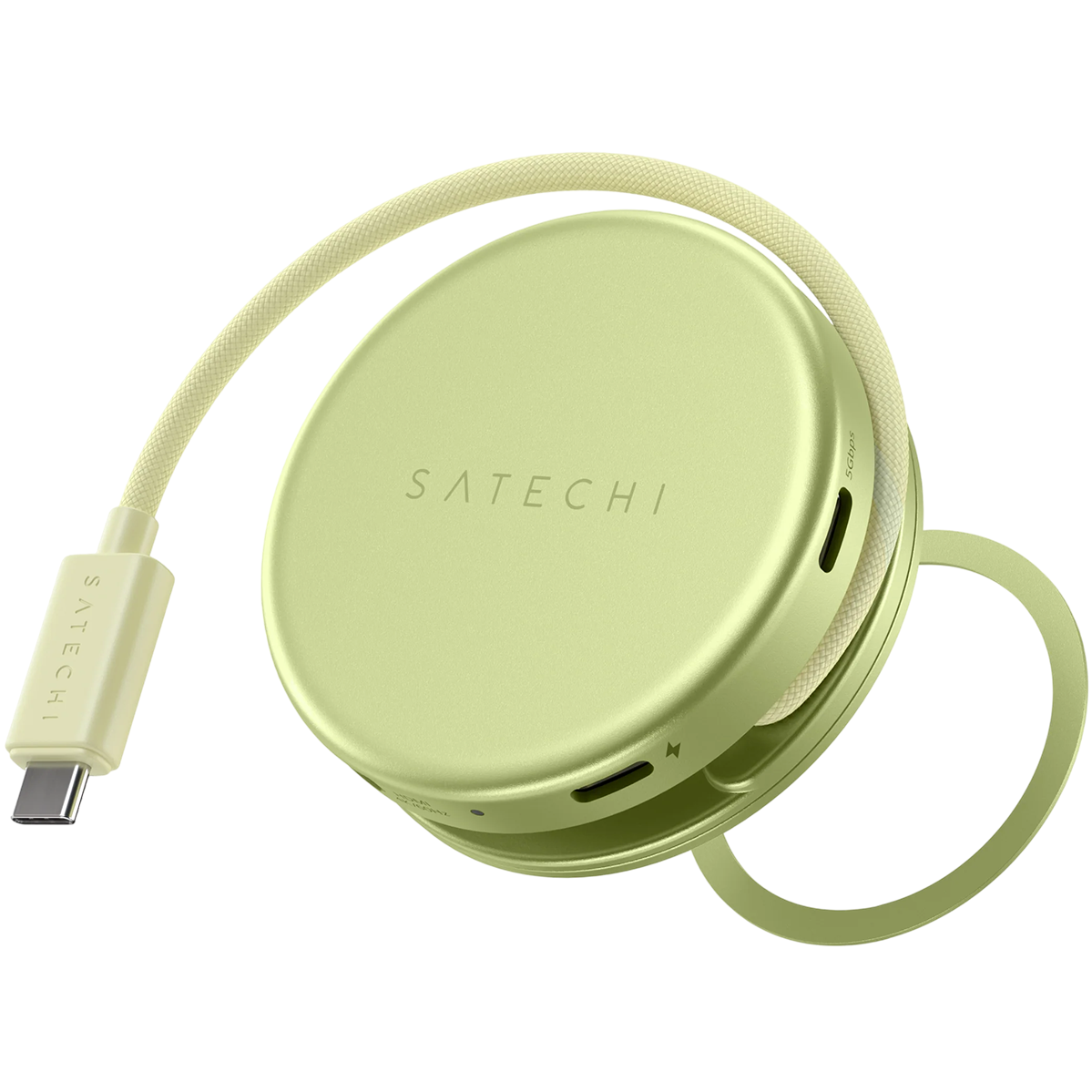 Багатопортовий адаптер Satechi OntheGo 5-in-1 USB-C Multiport Adapter - Citrus (ST-POTG5Y)