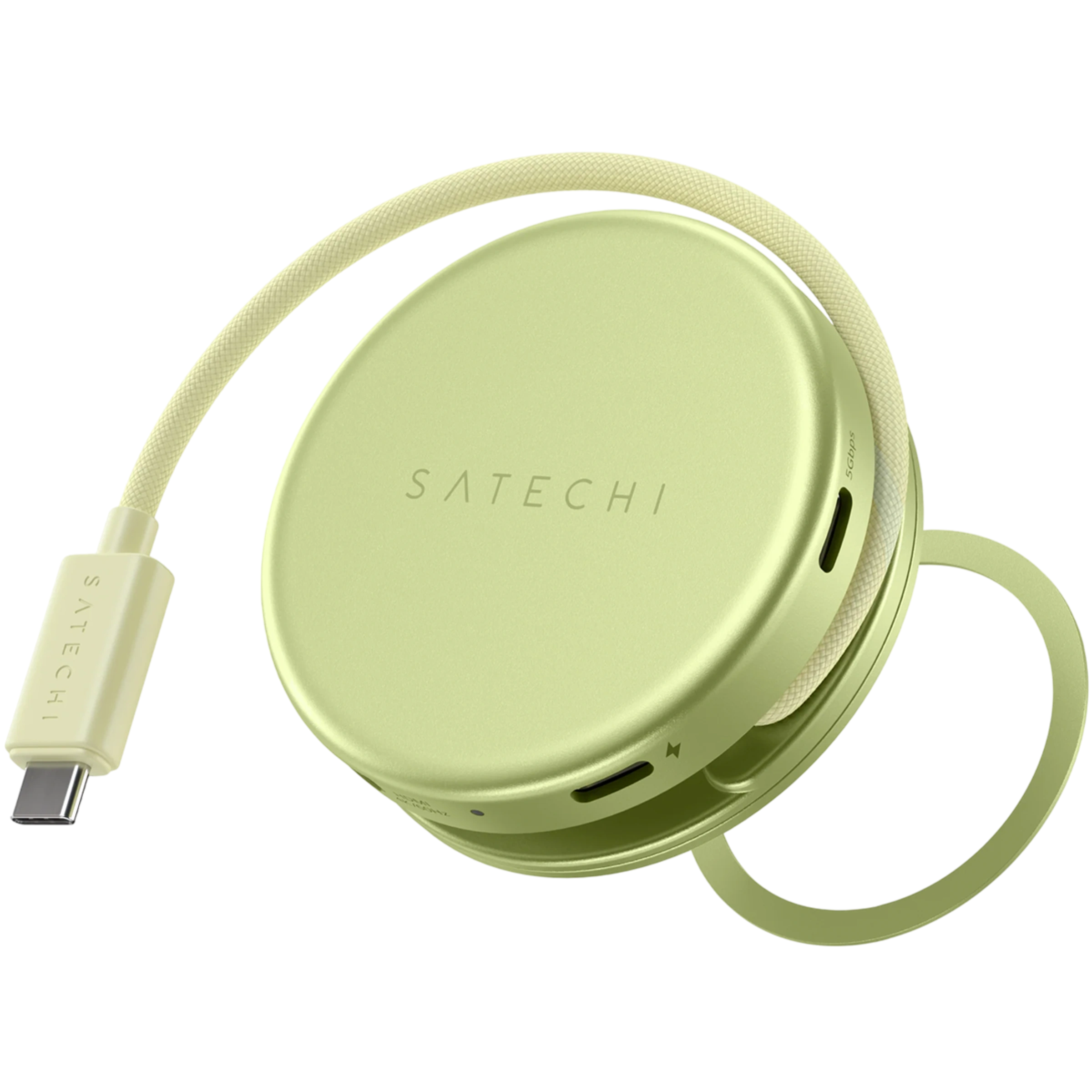 Багатопортовий адаптер Satechi OntheGo 5-in-1 USB-C Multiport Adapter - Citrus (ST-POTG5Y)