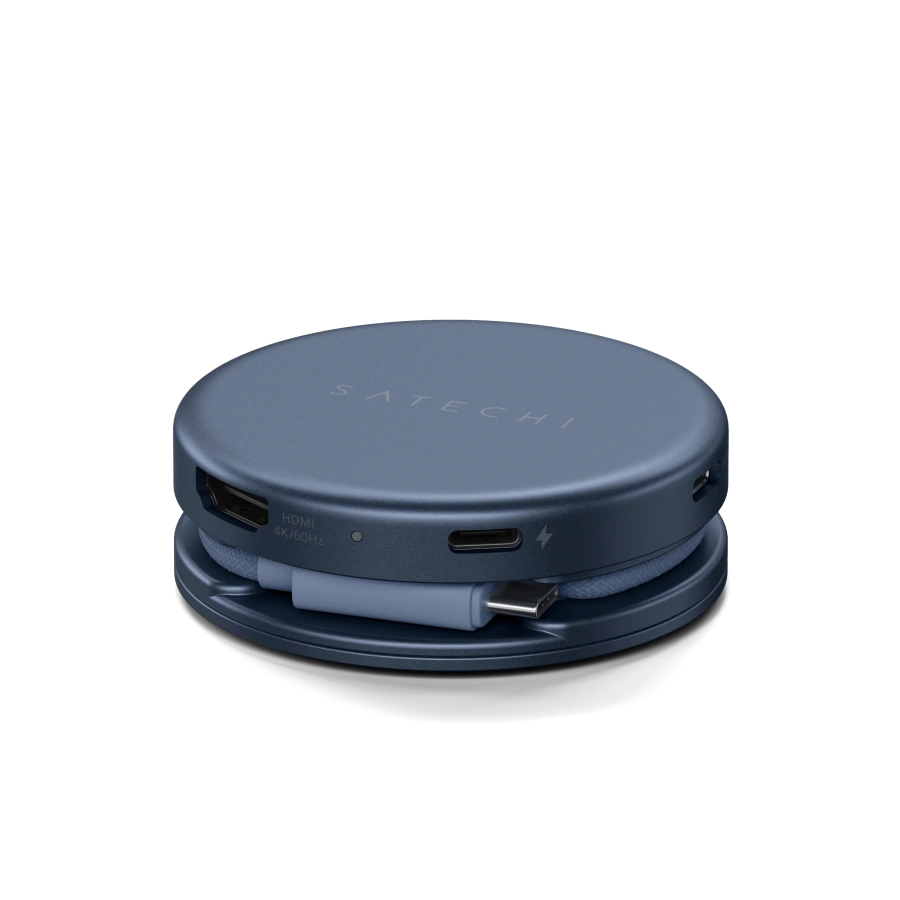 Багатопортовий адаптер Satechi OntheGo 5-in-1 USB-C Multiport Adapter - Indigo (ST-POTG5B)