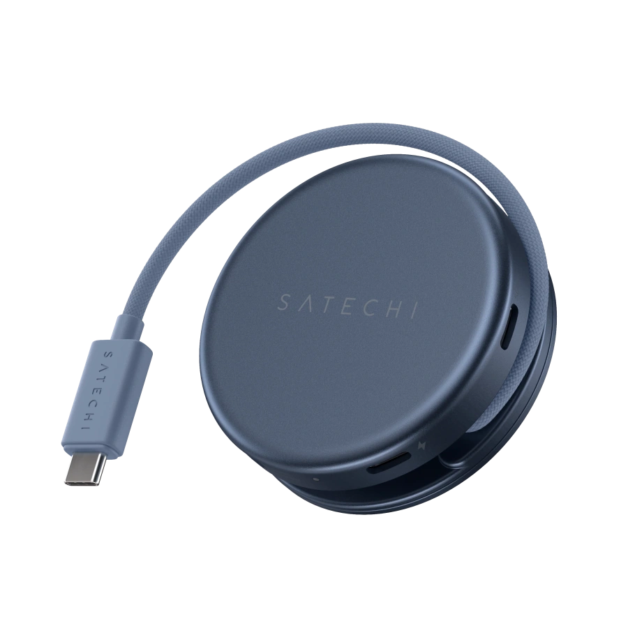 Багатопортовий адаптер Satechi OntheGo 5-in-1 USB-C Multiport Adapter - Indigo (ST-POTG5B)