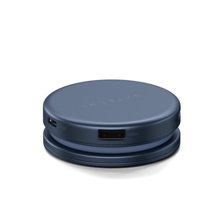 Багатопортовий адаптер Satechi OntheGo 5-in-1 USB-C Multiport Adapter - Indigo (ST-POTG5B)