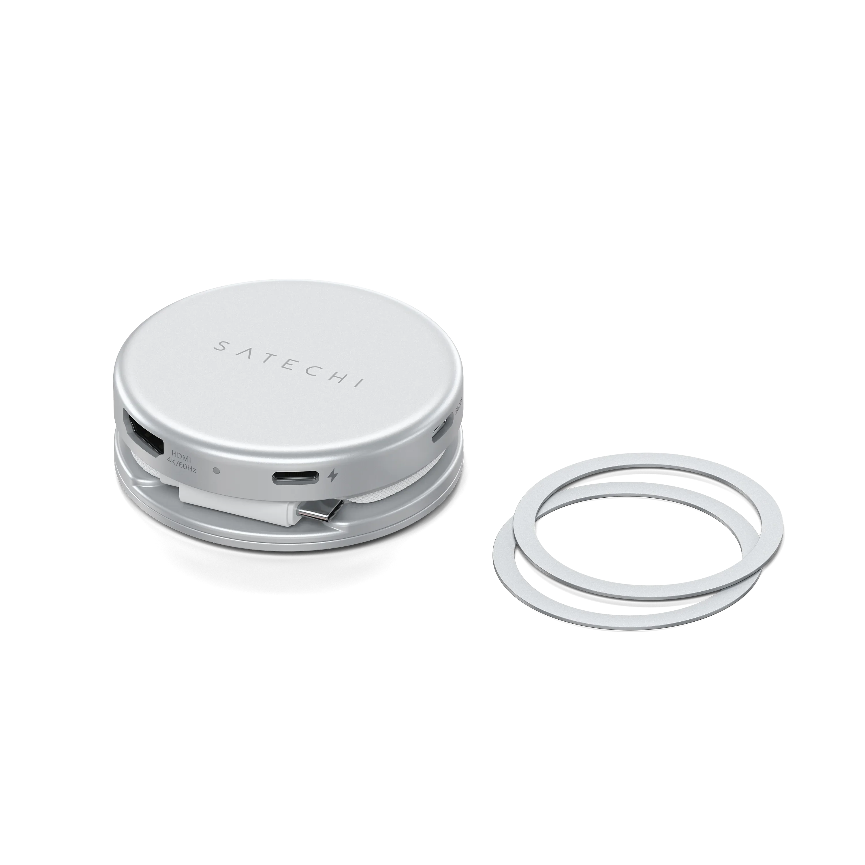 Багатопортовий адаптер Satechi OntheGo 5-in-1 USB-C Multiport Adapter - Silver (ST-POTG5S)