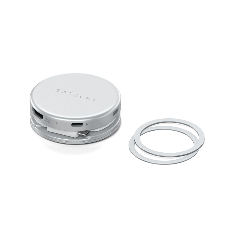 Багатопортовий адаптер Satechi OntheGo 5-in-1 USB-C Multiport Adapter - Silver (ST-POTG5S)