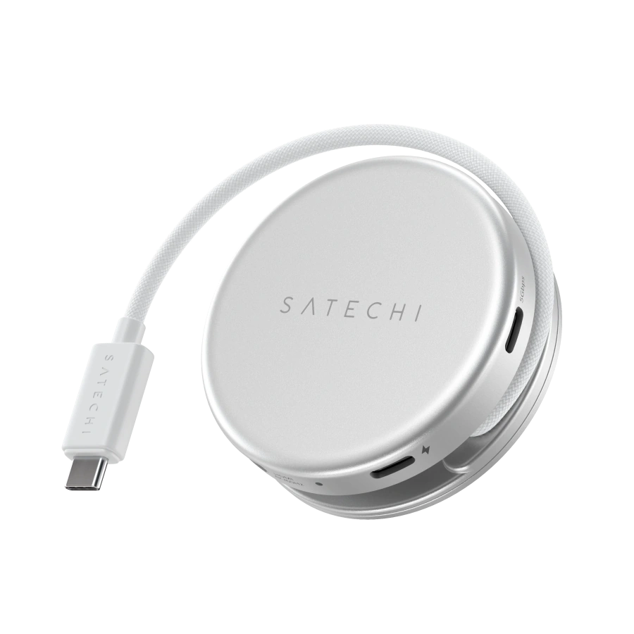Багатопортовий адаптер Satechi OntheGo 5-in-1 USB-C Multiport Adapter - Silver (ST-POTG5S)