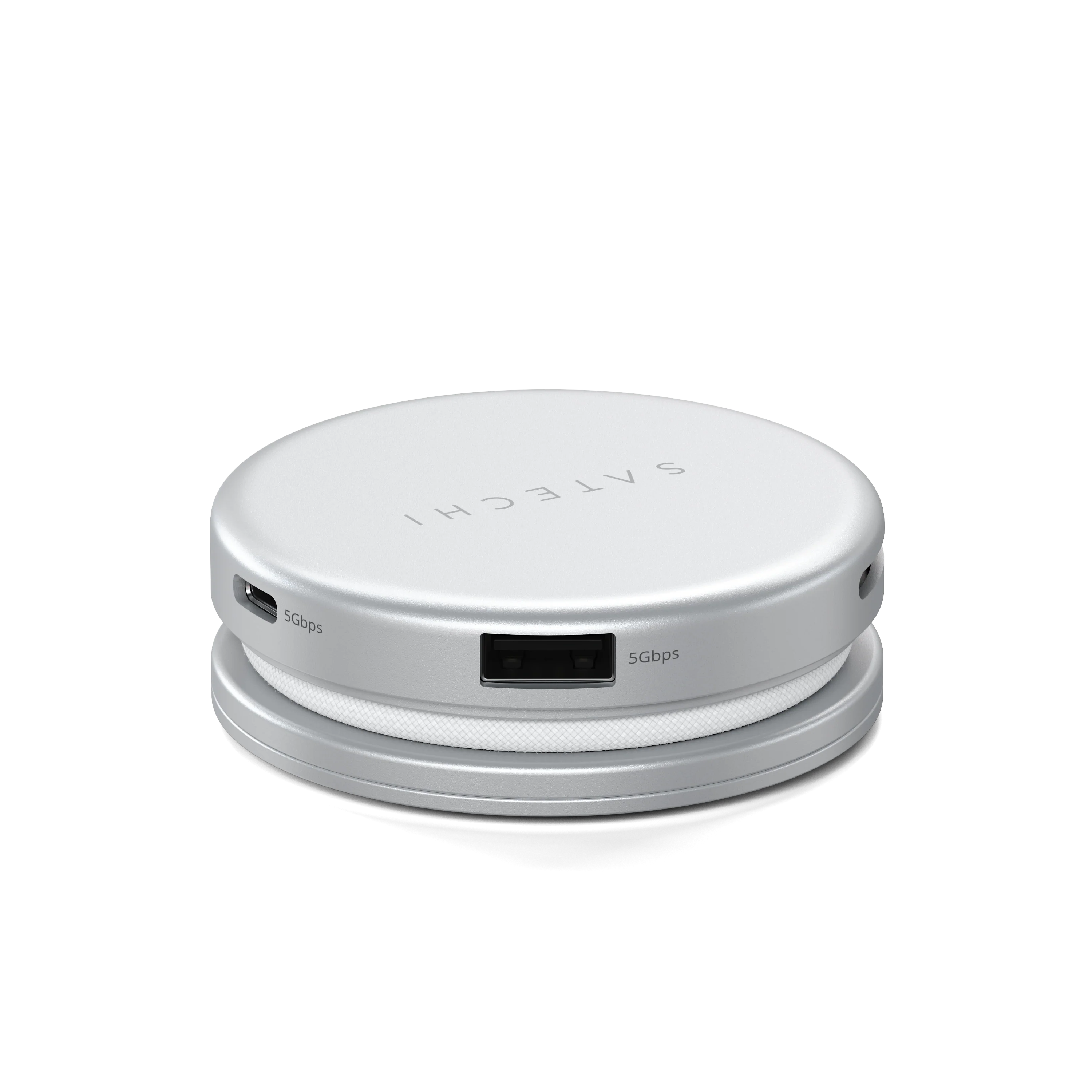 Багатопортовий адаптер Satechi OntheGo 5-in-1 USB-C Multiport Adapter - Silver (ST-POTG5S)