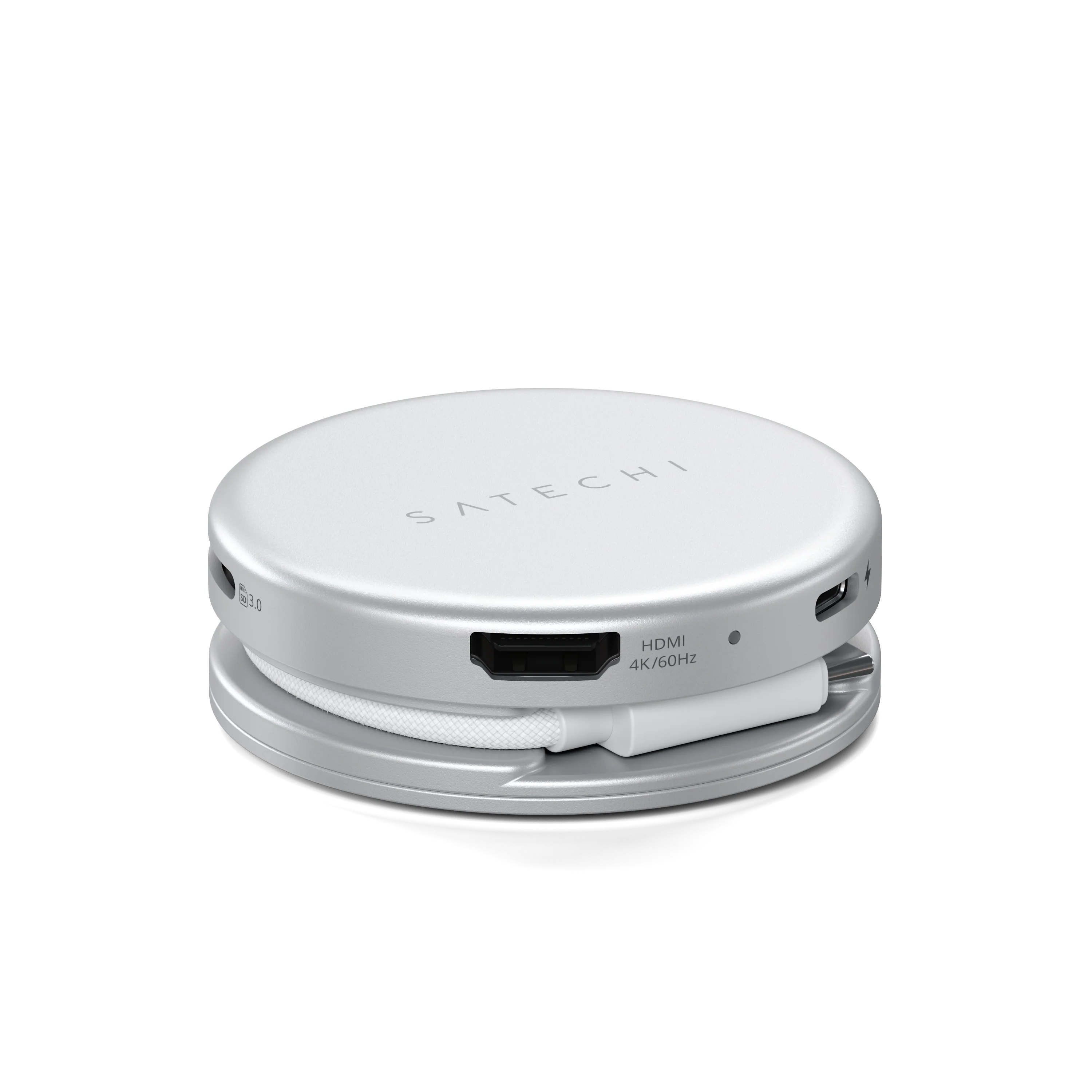 Багатопортовий адаптер Satechi OntheGo 5-in-1 USB-C Multiport Adapter - Silver (ST-POTG5S)