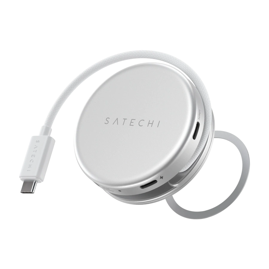 Багатопортовий адаптер Satechi OntheGo 5-in-1 USB-C Multiport Adapter - Silver (ST-POTG5S)