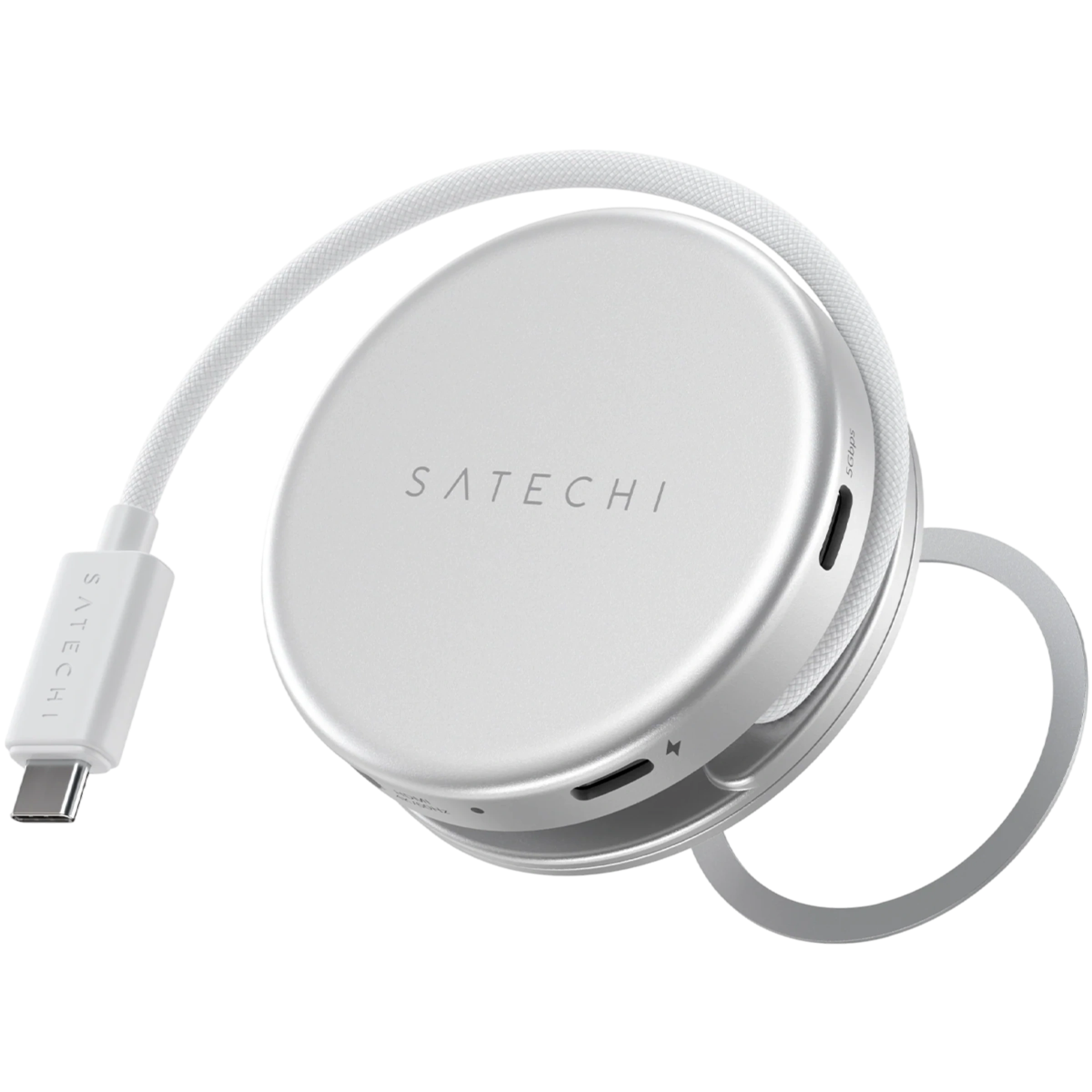 Багатопортовий адаптер Satechi OntheGo 5-in-1 USB-C Multiport Adapter - Silver (ST-POTG5S) Багатопортовий адаптер Satechi OntheGo 5-in-1 USB-C Multiport Adapter - Silver (ST-POTG5S)