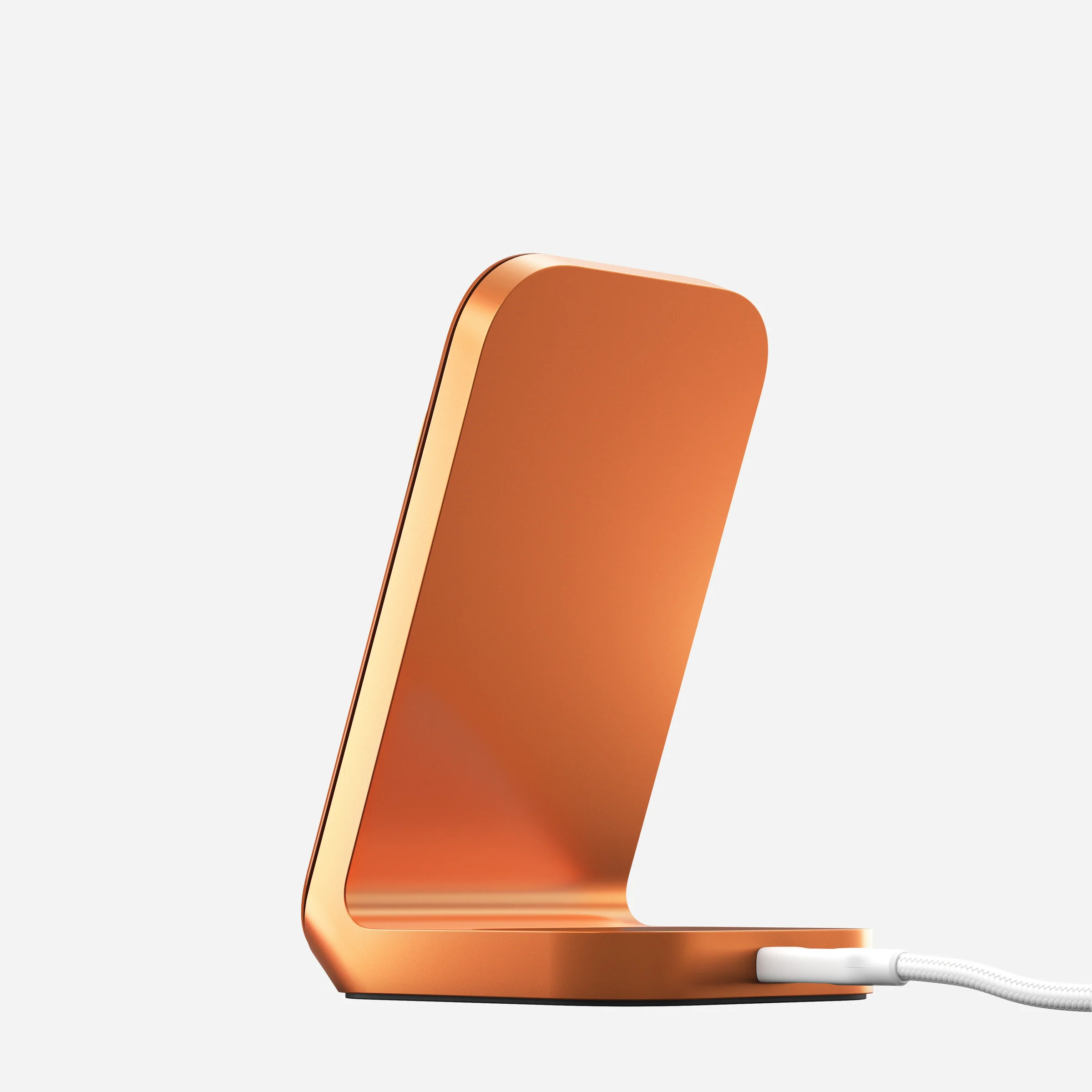 Беспроводное зарядное устройство Nomad Stand One Qi2 25W 2-in-1 Charger - Stellar Orange (NM011178858)