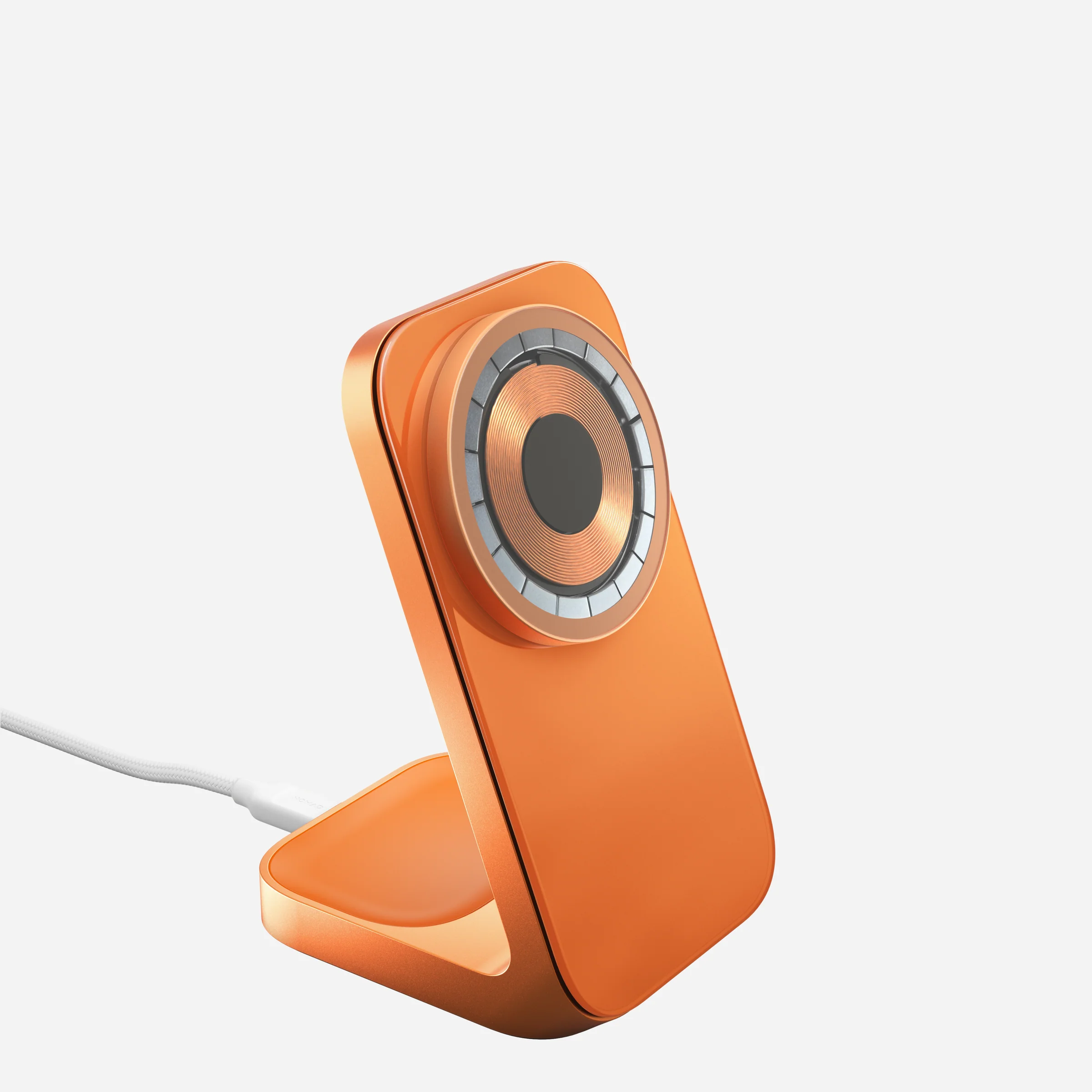 Беспроводное зарядное устройство Nomad Stand One Qi2 25W 2-in-1 Charger - Stellar Orange (NM011178858)