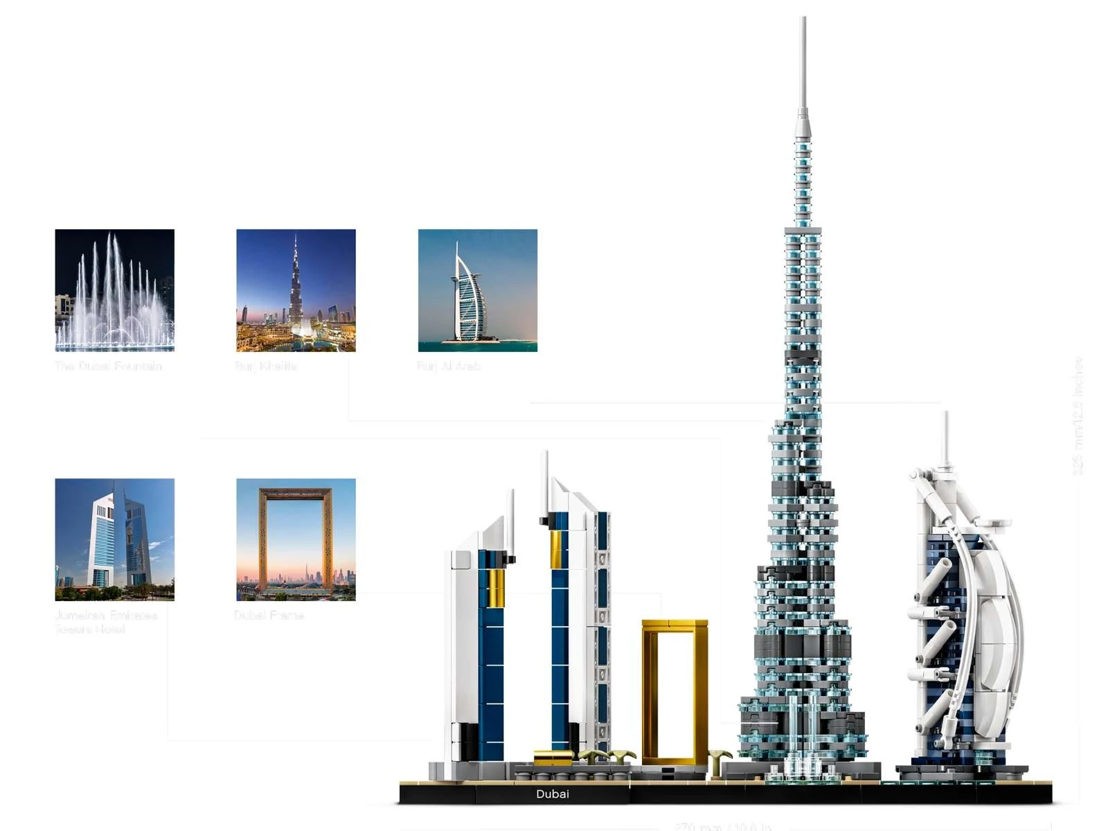 Блоковий конструктор LEGO Architecture Дубай (21052)