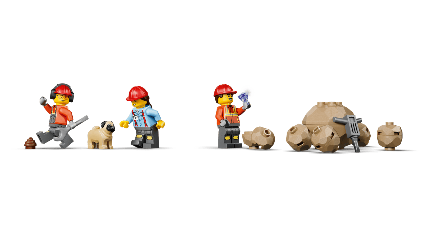 Блоковий конструктор LEGO City Самоскид і фронтальний ковшовий навантажувач (60494)