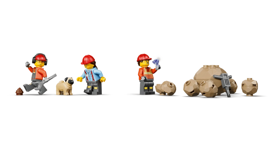 Блоковий конструктор LEGO City Самоскид і фронтальний ковшовий навантажувач (60494)