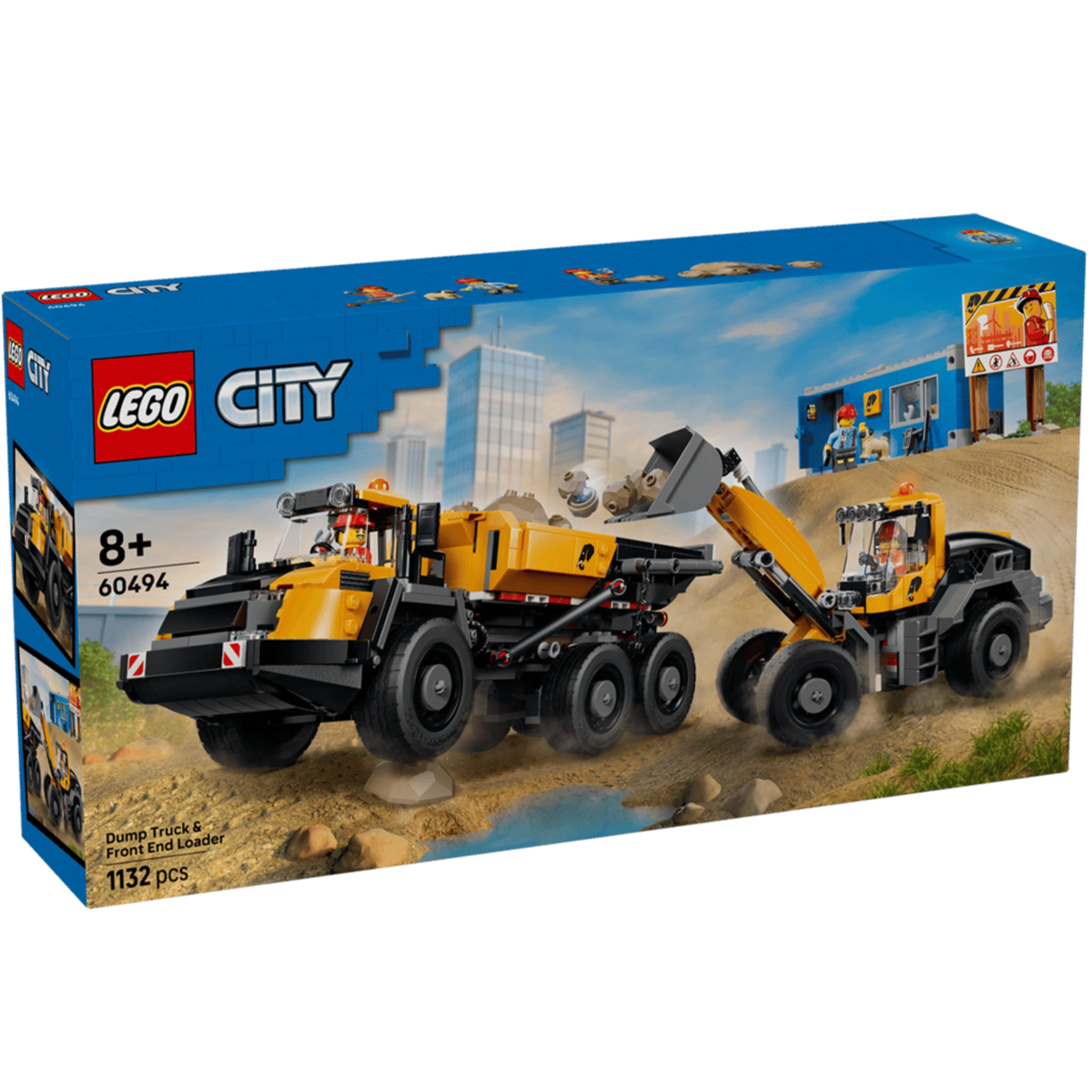 Блоковий конструктор LEGO City Самоскид і фронтальний ковшовий навантажувач (60494) Блоковий конструктор LEGO City Самоскид і фронтальний ковшовий навантажувач (60494)