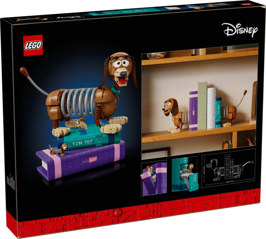 Блоковий конструктор LEGO Disney Pixar Книжкові підставки «Собачка Спіралька» з «Історії іграшок» (43301)