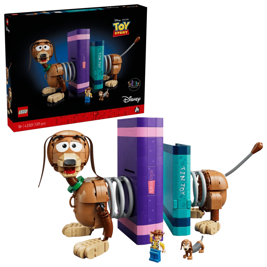 Блоковий конструктор LEGO Disney Pixar Книжкові підставки «Собачка Спіралька» з «Історії іграшок» (43301)
