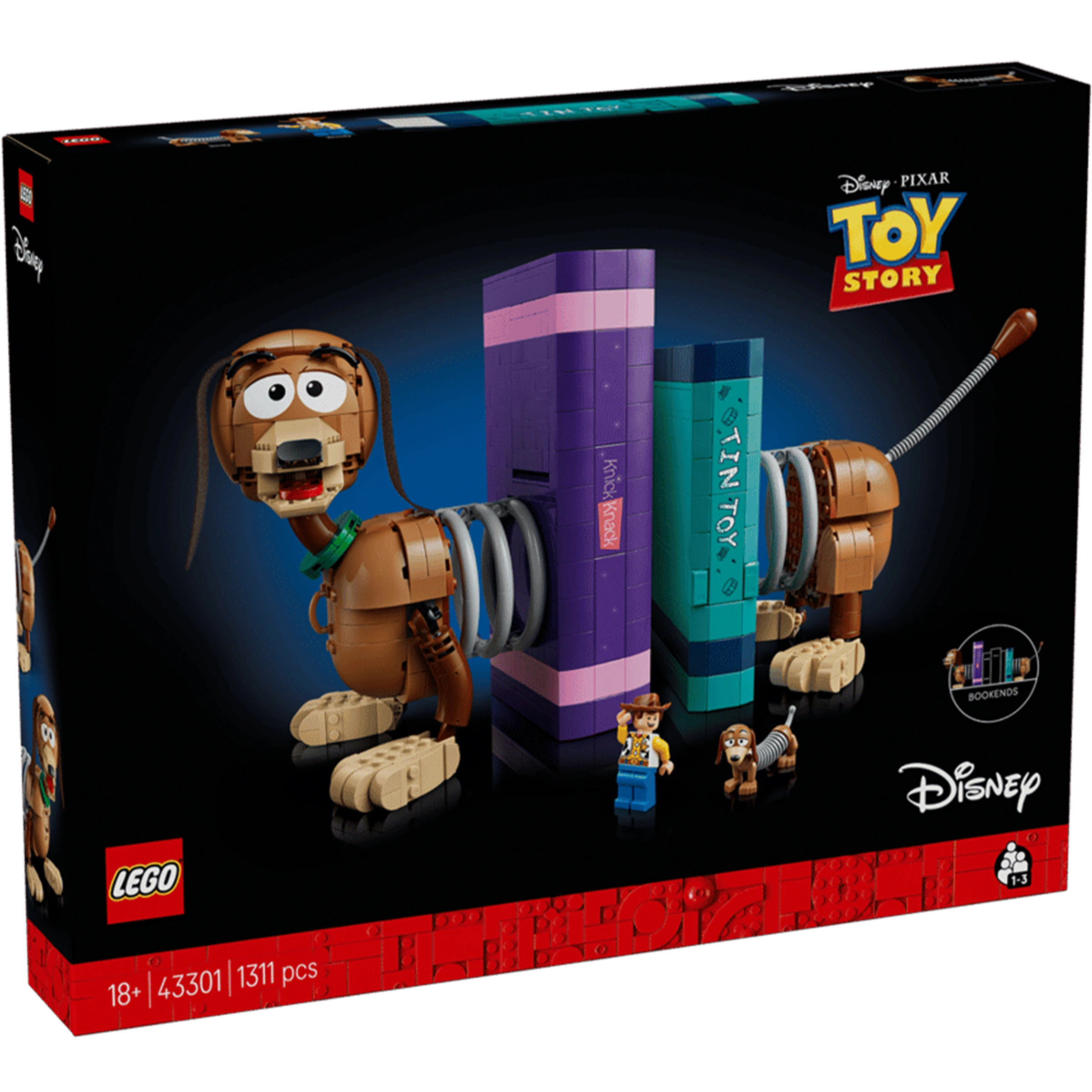Блоковий конструктор LEGO Disney Pixar Книжкові підставки «Собачка Спіралька» з «Історії іграшок» (43301) Блоковий конструктор LEGO Disney Pixar Книжкові підставки «Собачка Спіралька» з «Історії іграшок» (43301)