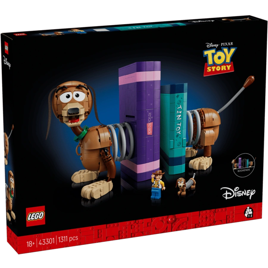 Блоковий конструктор LEGO Disney Pixar Книжкові підставки «Собачка Спіралька» з «Історії іграшок» (43301)