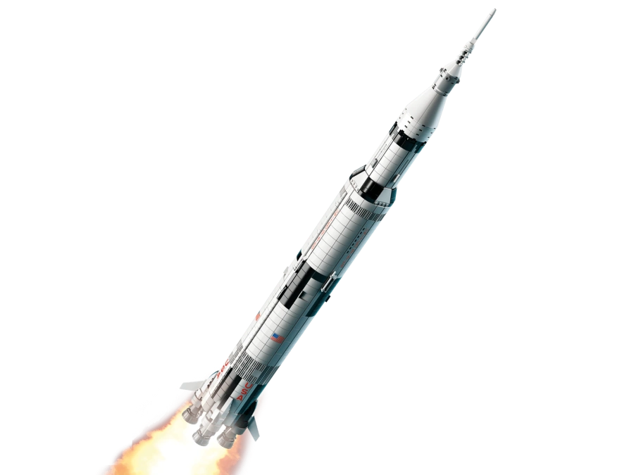 Блоковий конструктор LEGO Ideas Ракетно-космічна система НАСА «Сатурн-5-Аполлон» (92176)