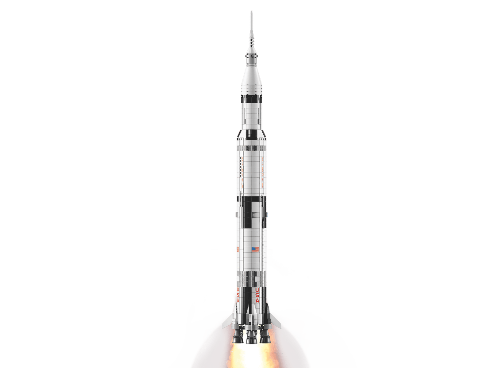 Блоковий конструктор LEGO Ideas Ракетно-космічна система НАСА «Сатурн-5-Аполлон» (92176)