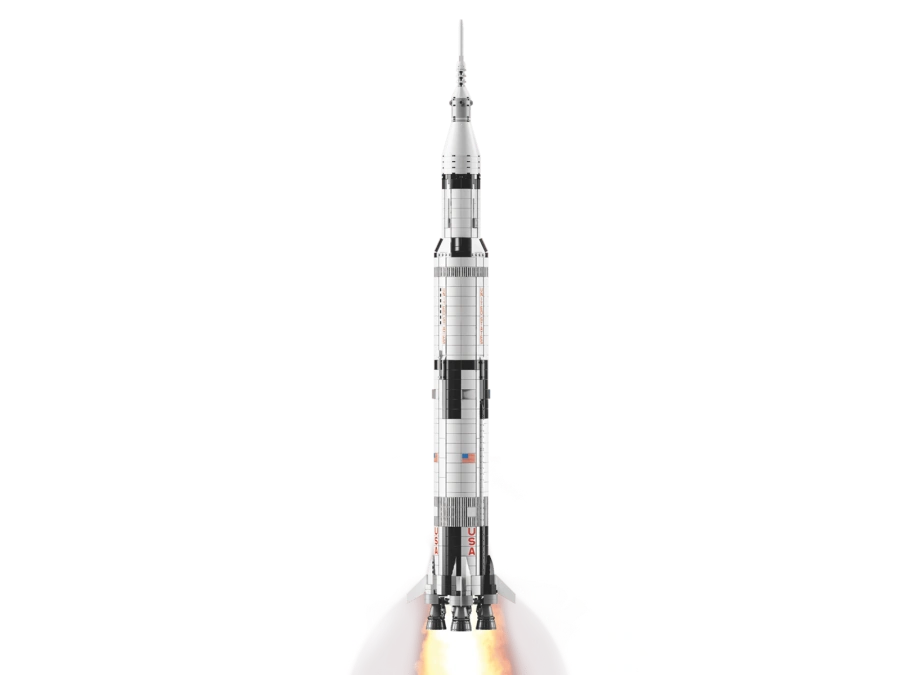 Блоковий конструктор LEGO Ideas Ракетно-космічна система НАСА «Сатурн-5-Аполлон» (92176)