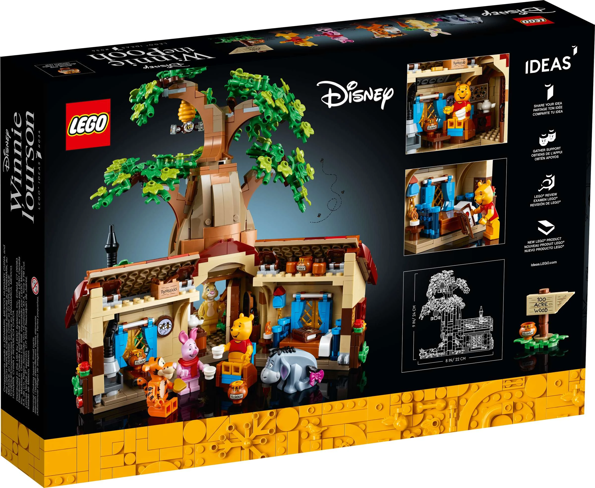 Блоковий конструктор LEGO Ideas Вінні-Пух (21326)