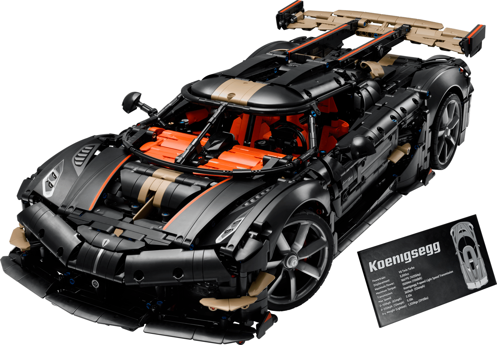 Блоковий конструктор LEGO Technic Мегакар Koenigsegg Sadair's Spear (42232)