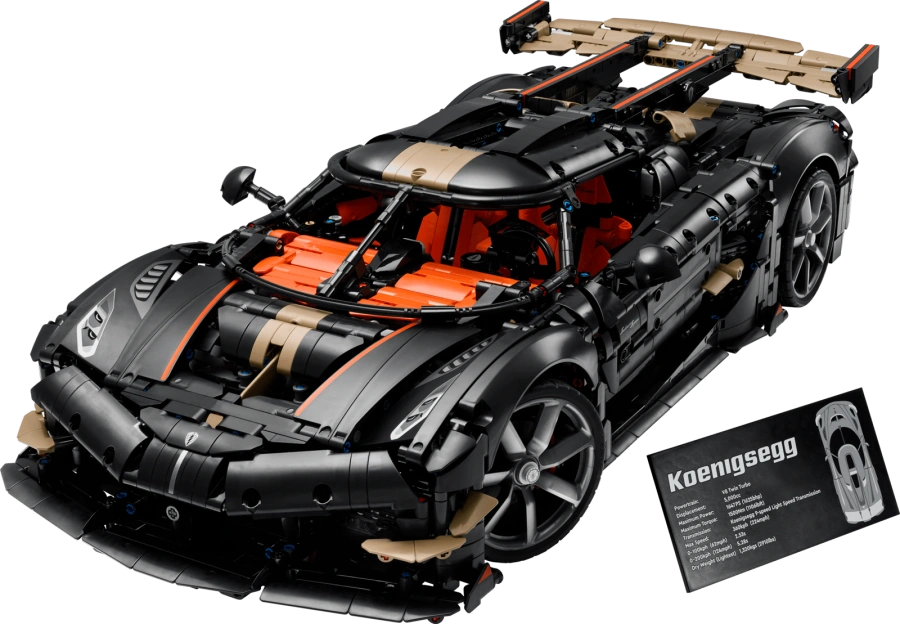 Блоковий конструктор LEGO Technic Мегакар Koenigsegg Sadair's Spear (42232)