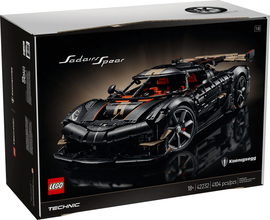 Блоковий конструктор LEGO Technic Мегакар Koenigsegg Sadair's Spear (42232)