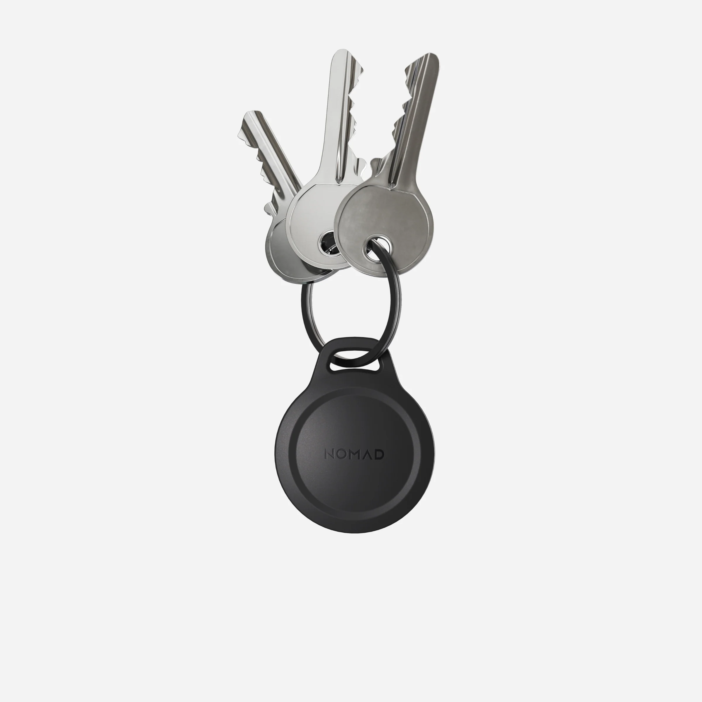 Чехол-брелок для AirTag NOMAD Rugged Keychain - Black (NM009926858)