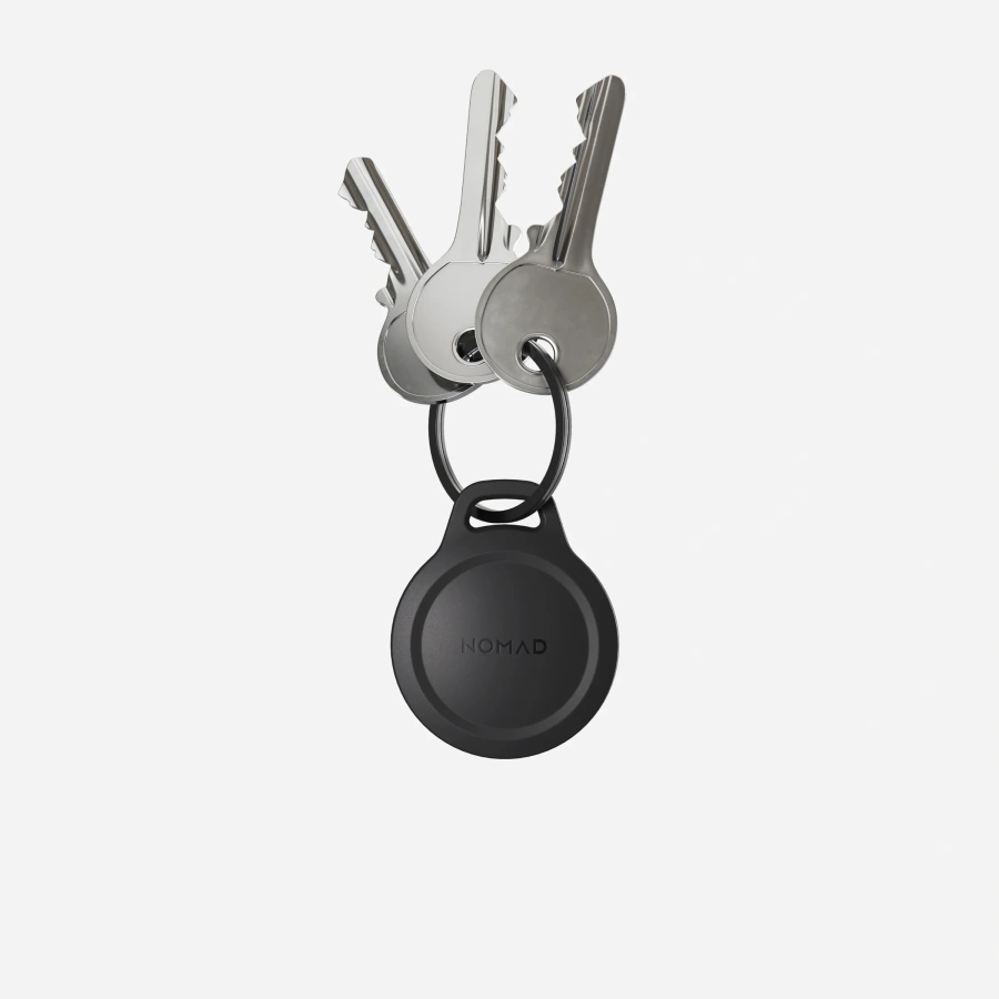 Чехол-брелок для AirTag NOMAD Rugged Keychain - Black (NM009926858)