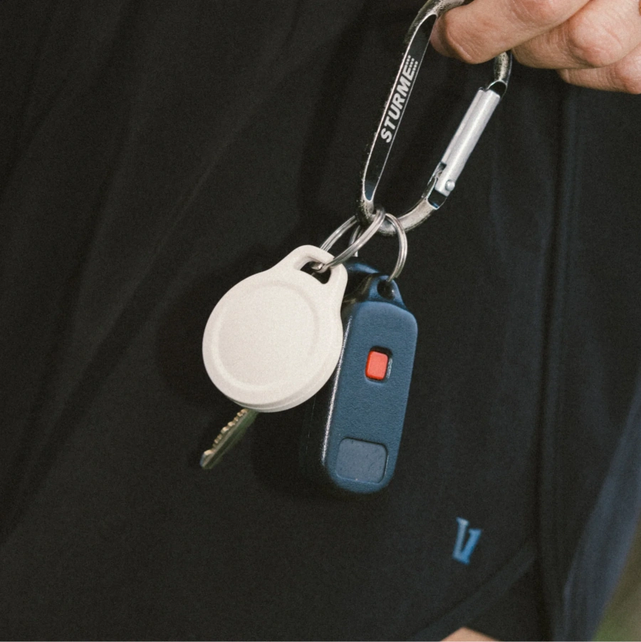 Чехол-брелок для AirTag NOMAD Rugged Keychain - Driftwood (NM009490858)