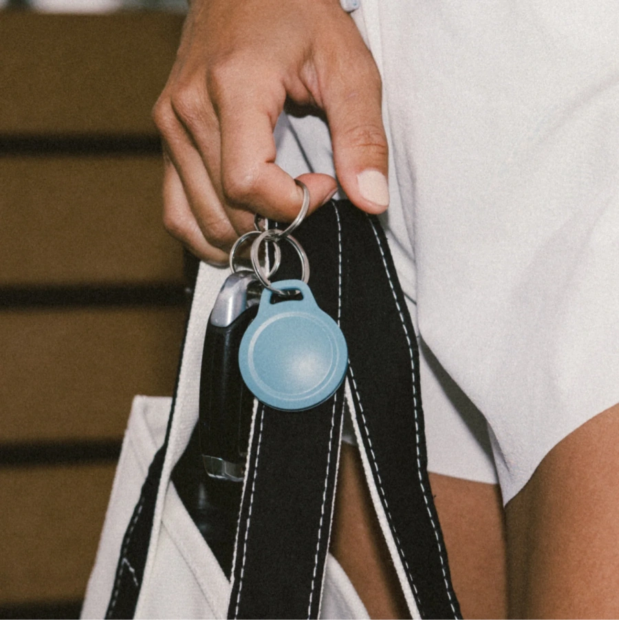 Чехол-брелок для AirTag NOMAD Rugged Keychain - Tidal (NM009483858)