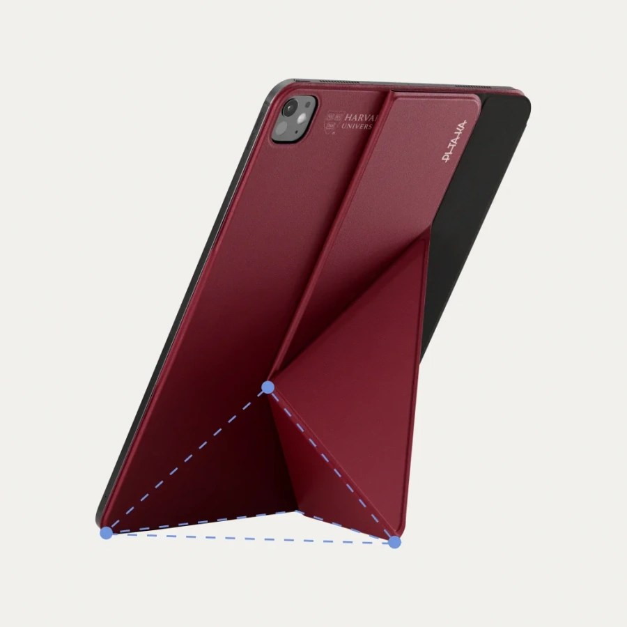 Чохол-накладка Pitaka MagEZ Case Folio 3 для iPad Pro 11" [M5/M4] - Harvard Crimson