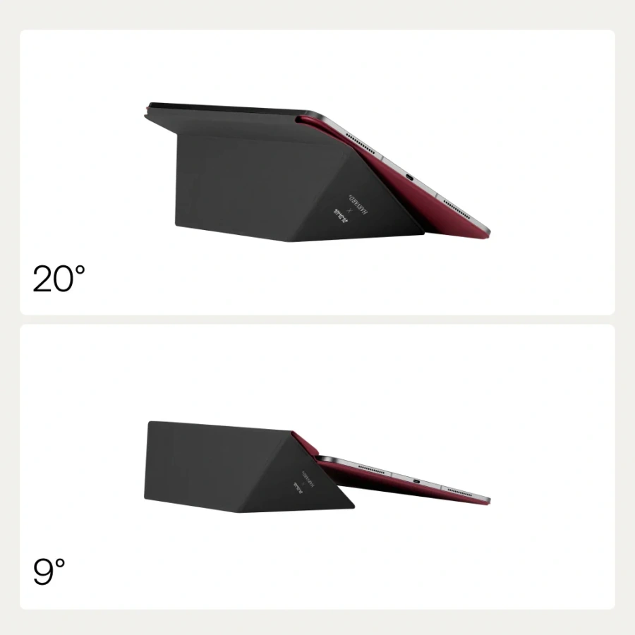 Чохол-накладка Pitaka MagEZ Case Folio 3 для iPad Pro 11" [M5/M4] - Harvard Crimson