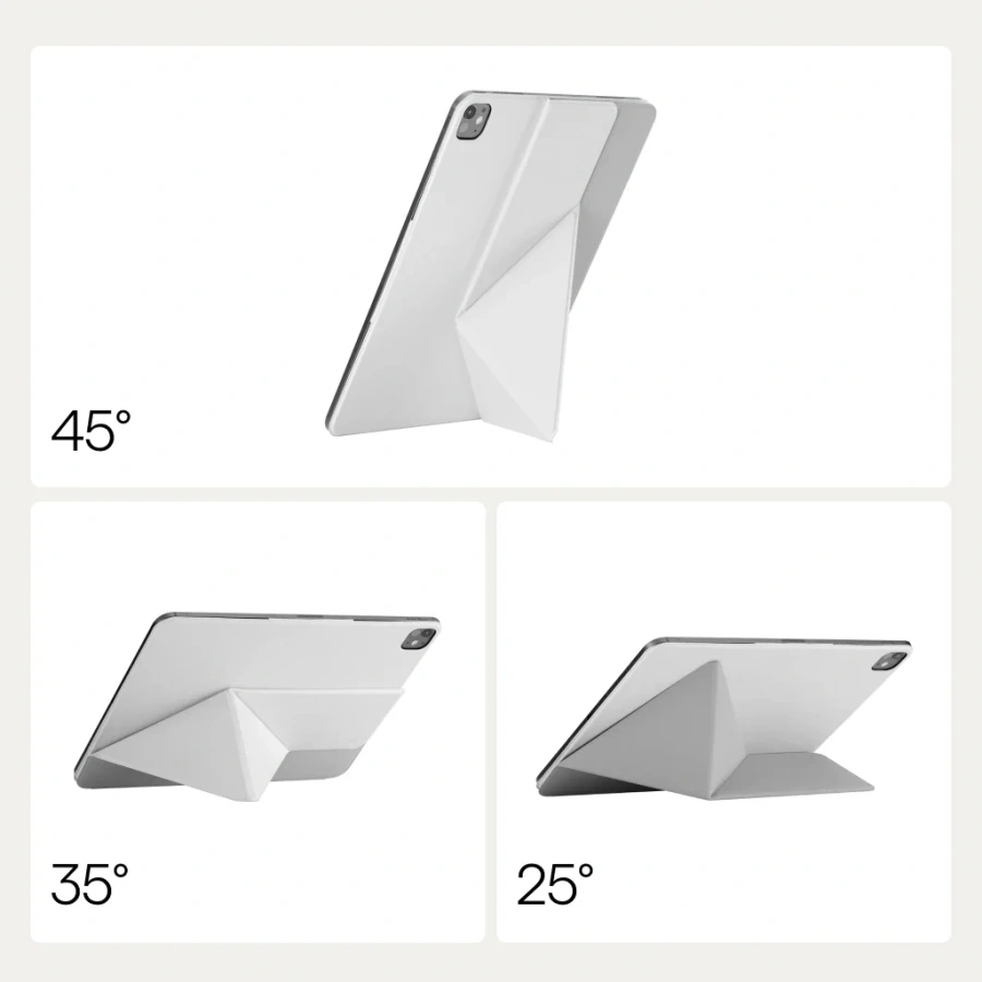 Чохол-накладка Pitaka MagEZ Case Folio 3 для iPad Pro 11" [M5/M4] - White (FOL2606P)