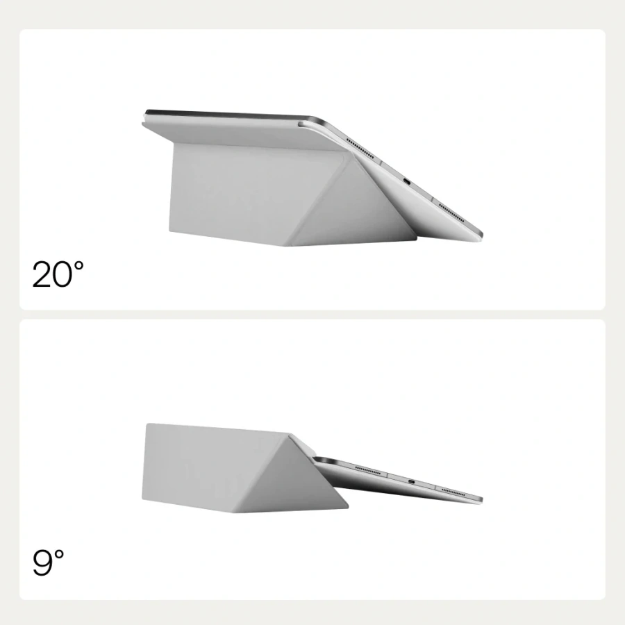 Чохол-накладка Pitaka MagEZ Case Folio 3 для iPad Pro 11" [M5/M4] - White (FOL2606P)