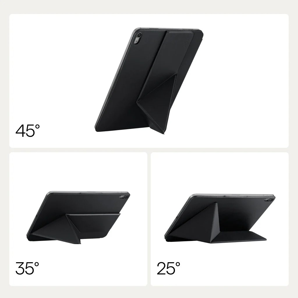 Чохол-накладка Pitaka MagEZ Case Folio 3 for iPad Air 11" M2-M4 | iPad Air 11" (4th/5th Gen) - Black (FOL2605A)