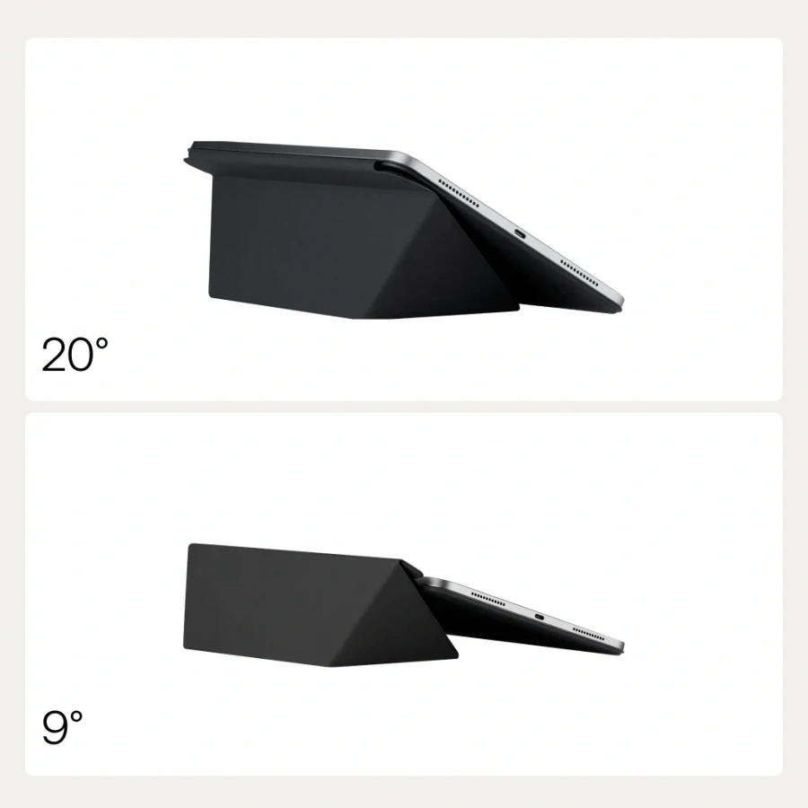 Чохол-накладка Pitaka MagEZ Case Folio 3 for iPad Air 11" M2-M4 | iPad Air 11" (4th/5th Gen) - Black (FOL2605A)