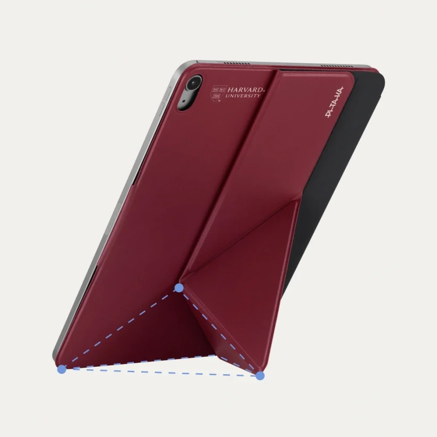 Чохол-накладка Pitaka MagEZ Case Folio 3 for iPad Air 11" M2-M4 | iPad Air 11" (4th/5th Gen) - Harvard Crimson