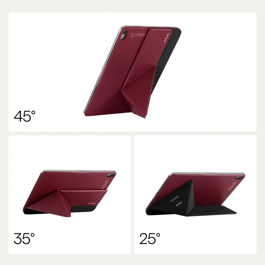 Чохол-накладка Pitaka MagEZ Case Folio 3 for iPad Air 11" M2-M4 | iPad Air 11" (4th/5th Gen) - Harvard Crimson