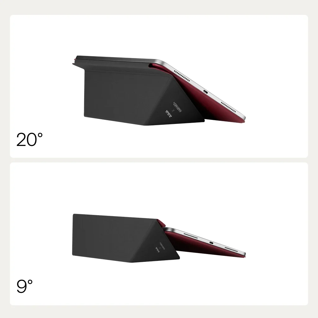 Чохол-накладка Pitaka MagEZ Case Folio 3 for iPad Air 11" M2-M4 | iPad Air 11" (4th/5th Gen) - Harvard Crimson