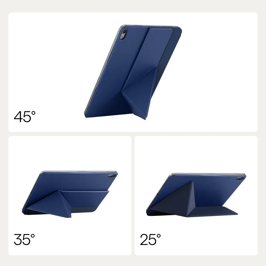 Чохол-накладка Pitaka MagEZ Case Folio 3 for iPad Air 11" M2-M4 | iPad Air 11" (4th/5th Gen) - Midnight Blue