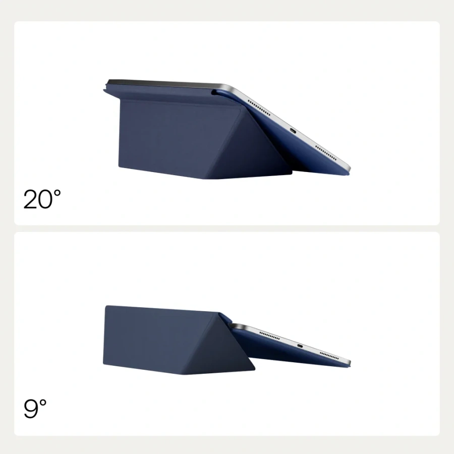 Чохол-накладка Pitaka MagEZ Case Folio 3 for iPad Air 11" M2-M4 | iPad Air 11" (4th/5th Gen) - Midnight Blue