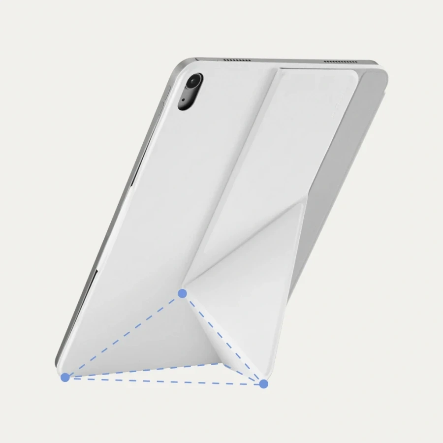 Чохол-накладка Pitaka MagEZ Case Folio 3 for iPad Air 11" M2-M4 | iPad Air 11" (4th/5th Gen) - White