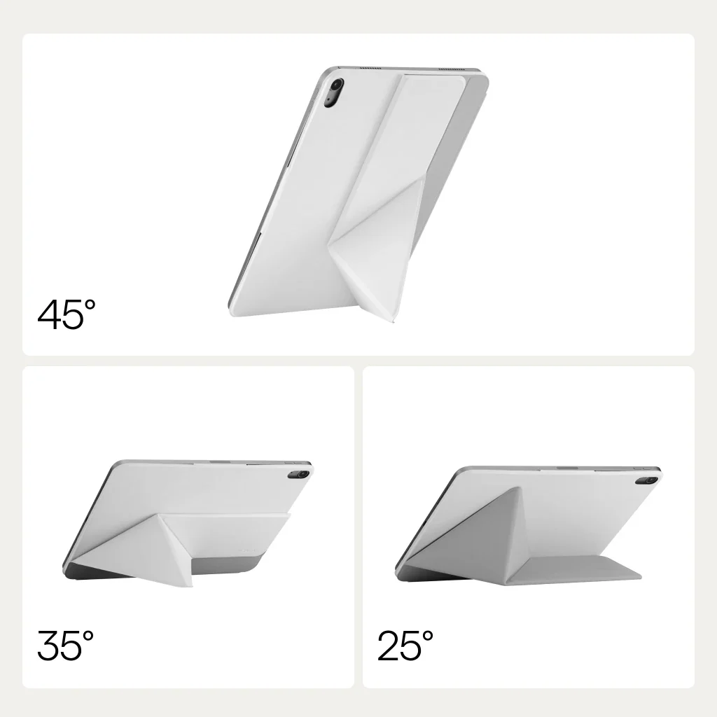 Чохол-накладка Pitaka MagEZ Case Folio 3 for iPad Air 11" M2-M4 | iPad Air 11" (4th/5th Gen) - White