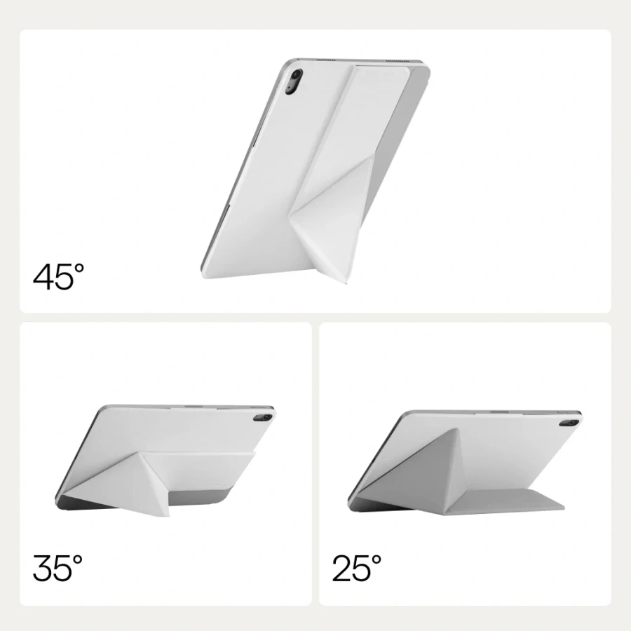 Чохол-накладка Pitaka MagEZ Case Folio 3 for iPad Air 11" M2-M4 | iPad Air 11" (4th/5th Gen) - White