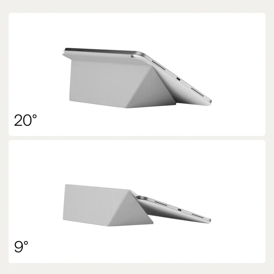Чохол-накладка Pitaka MagEZ Case Folio 3 for iPad Air 11" M2-M4 | iPad Air 11" (4th/5th Gen) - White