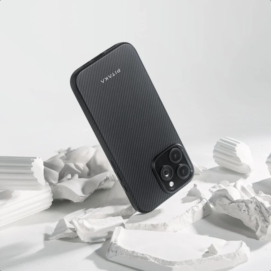 Чехол Pitaka Aramid UltraGuard Case for iPhone 16 Pro - 600D Black/Grey [Twill] (KI1603PPA)